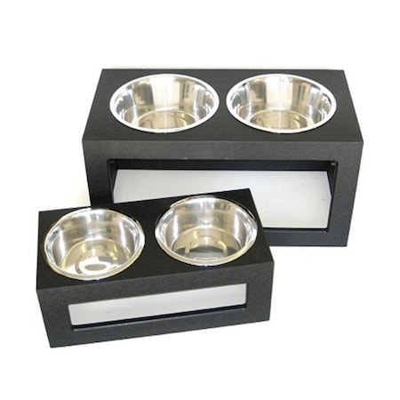 Petsstop PetsStop RDB26M-W Porchside Outdoor Diner - Medium-White RDB26M-W